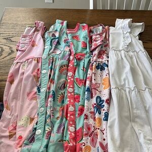 COPY - 5 Sleeveless dresses size 10.